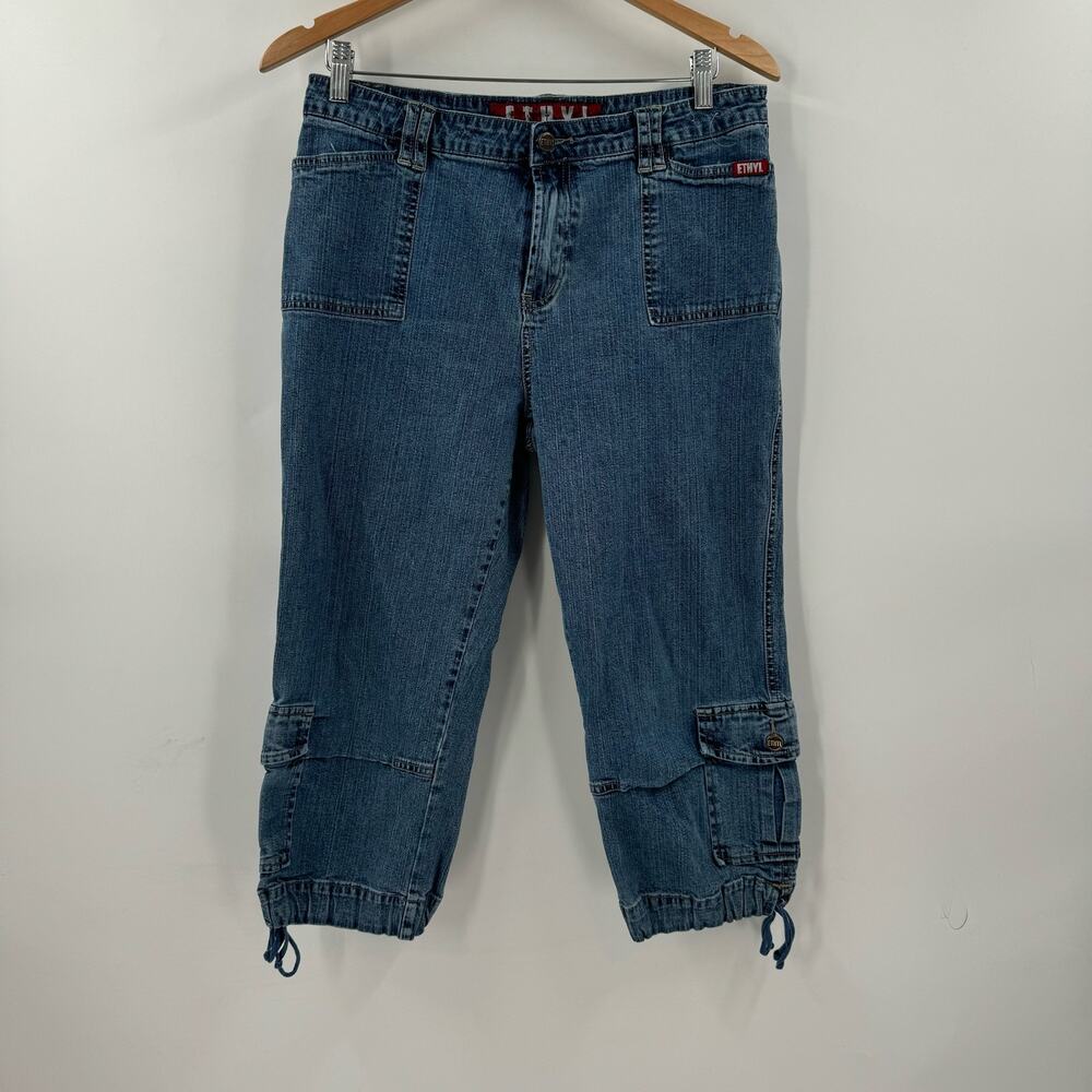 Y2k Ethel Jeans Cargo capris